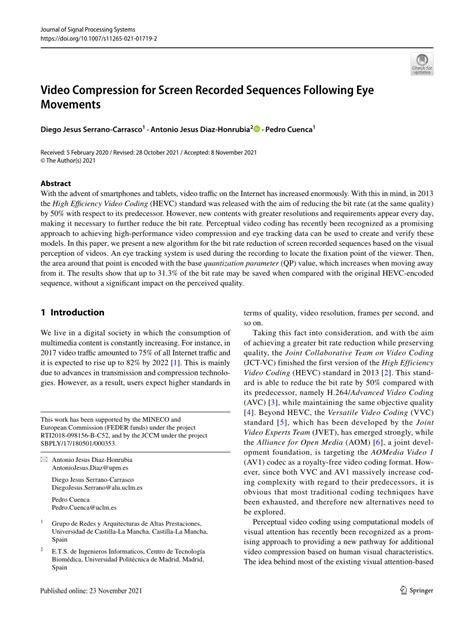 Video Compression for Screen Recorded Sequences Following 